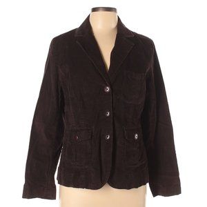 Talbots Brown stretch Cotton Jacket Size 12